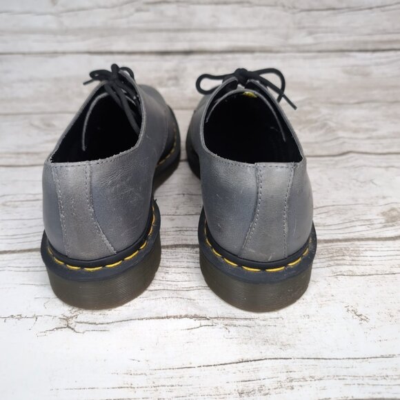 Dr Martens Light Grey Oxford Lace Up Shoes Men Size 9 Women Size 10 main image 10